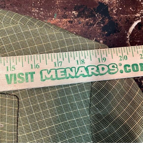 Isaia Napoli Nuova Base S Super 120's Green Plaid Check Wool Italy 54 - Picture 4 of 11